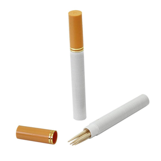 Cigarette Shaped Secret Hidden Toothpick Stash Safe - Concealment Cans