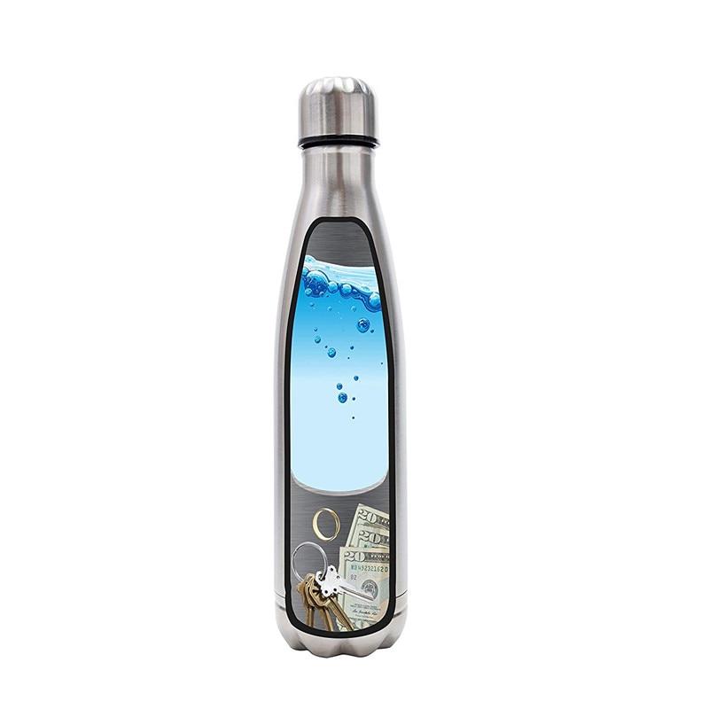 Aluminum Water Bottle Concealment Diversion Safe Stash Stainless Steel Tumbler - Concealment Cans