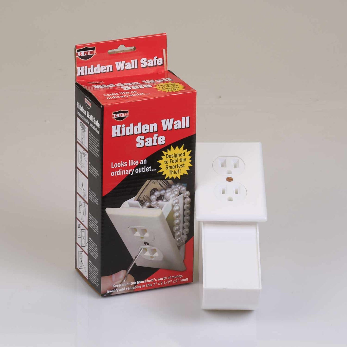 Wall Safe Home Outlet Concealment Diversion Safe Stash Safe - Concealment Cans