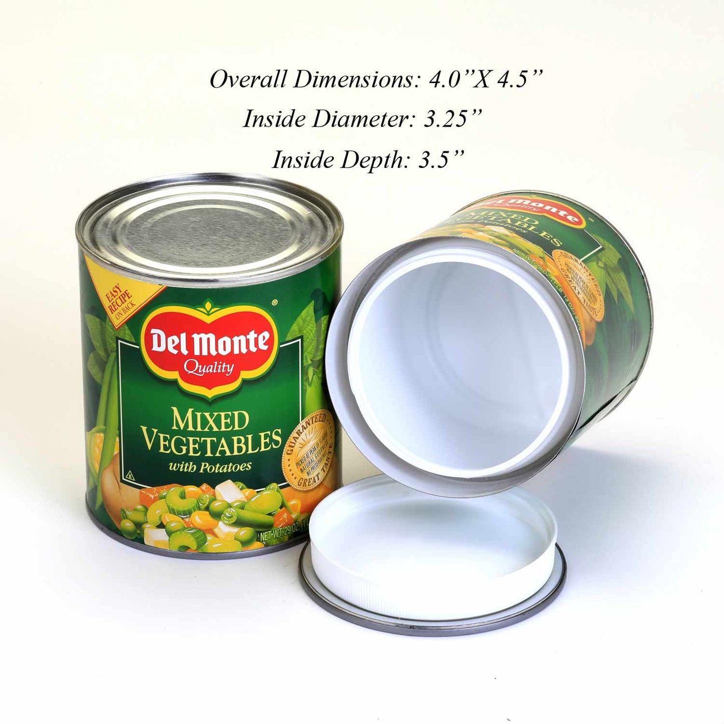 Extra Large Del Monte Mixed Vegetables Concealment Can Diversion Safe Can Stash Safe - Concealment Cans