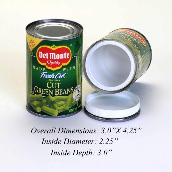 Small Del Monte Vegetable Concealment Can Diversion Safe Stash Safe - Concealment Cans