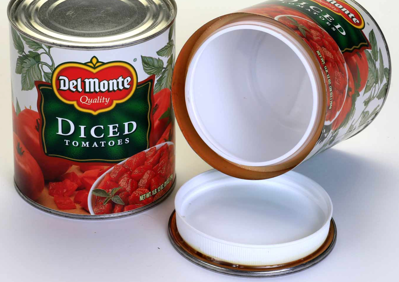 Large Diversion Safe Del Monte Diced Tomatoes