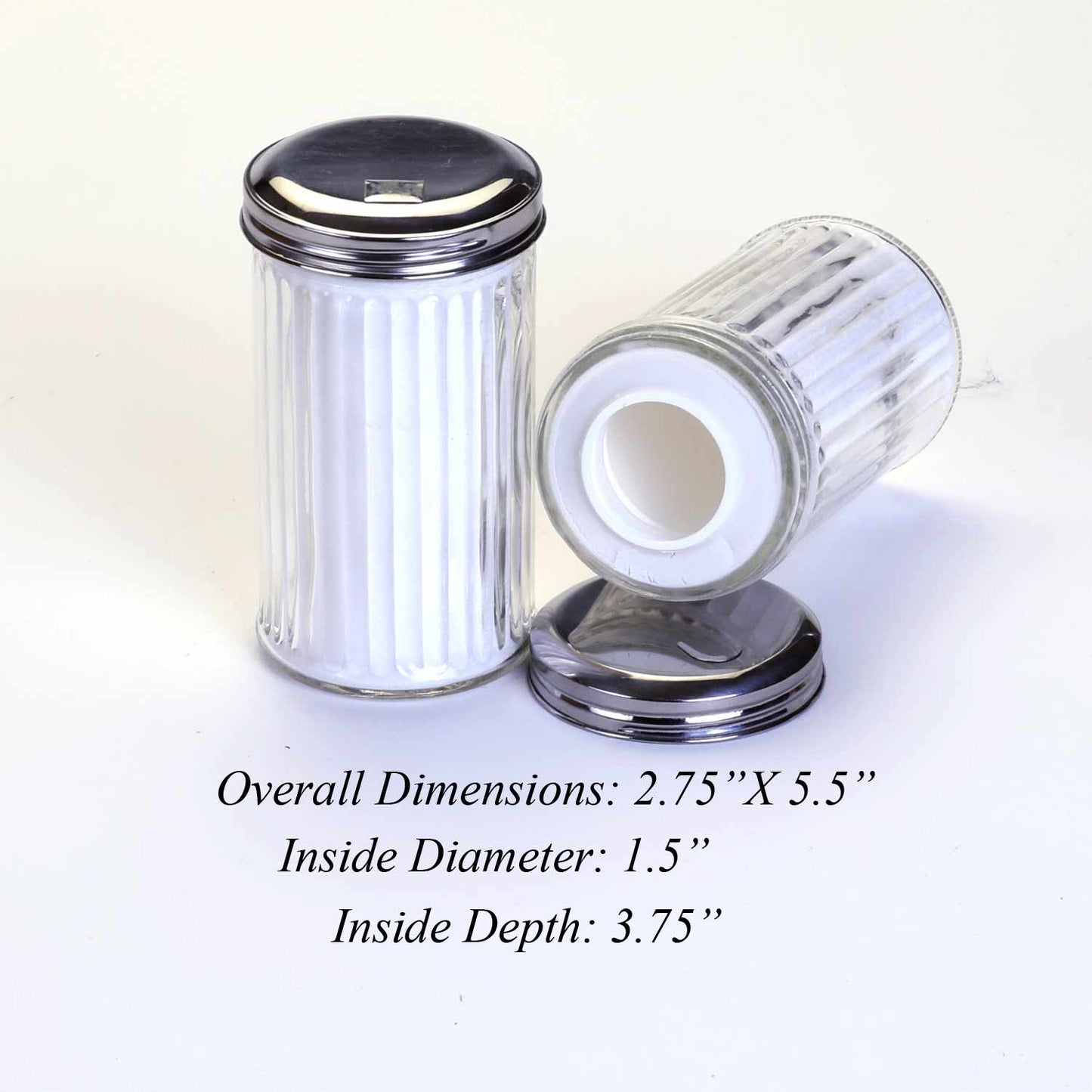 Glass Sugar or Salt Dispenser Home Concealment Diversion Safe Stash Safe - Concealment Cans