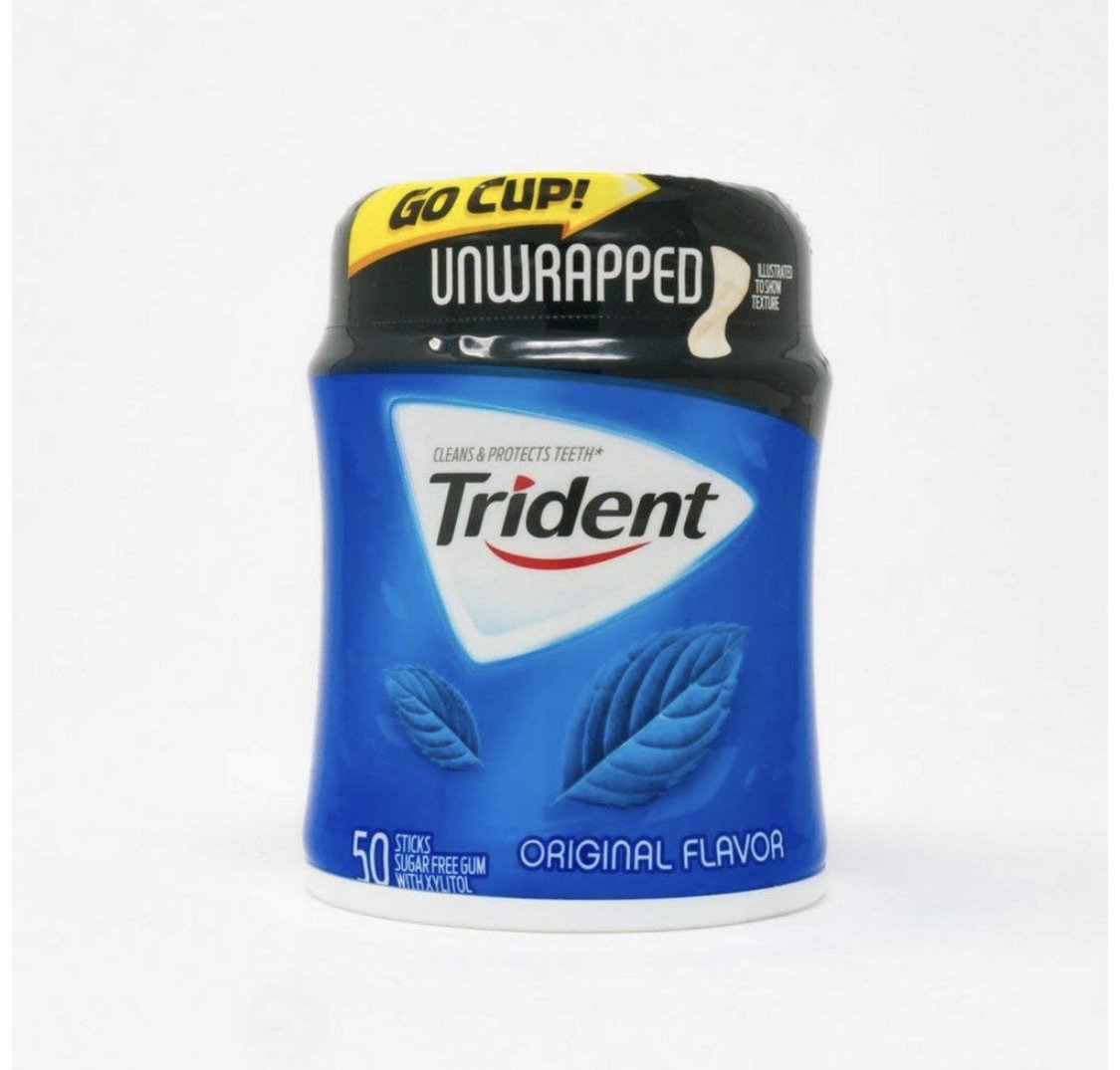 Trident Gum Hidden Safe Home Diversion Safe Stash Safe - Concealment Cans