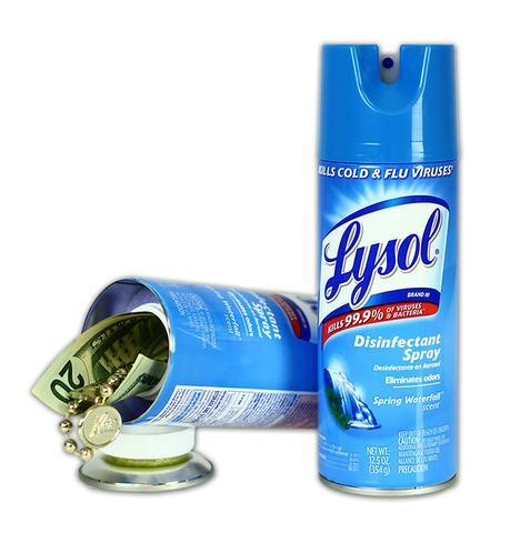Lysol Disinfectant Spray Concealment Can Home Diversion Safe Stash Can - Concealment Cans