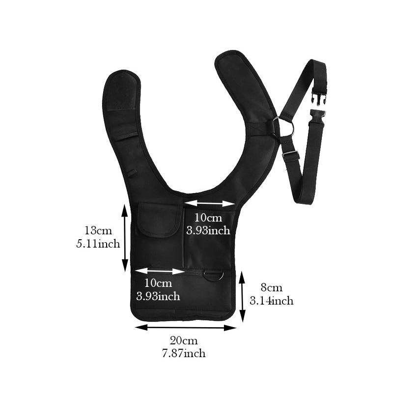 Men's Concealment Bag For Travel Underarm Holster Cross Shoulder Diversion Safe Stash Safe - Concealment Cans