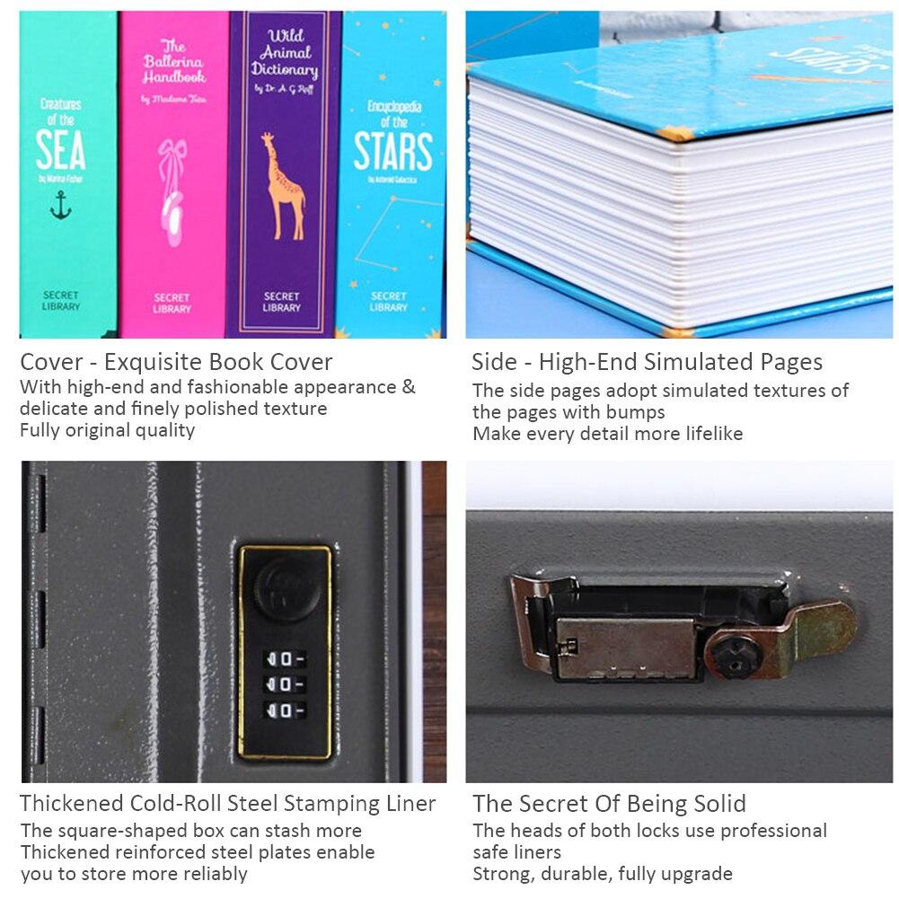 Book Safe with Lock and Key Stash Safe The Ballerina Handbook - Concealment Cans