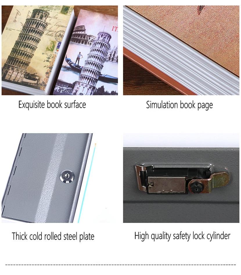 Hollow Book Safe Fake Book Box Hollowed Out Book Stash Secret Book Box - Concealment Cans