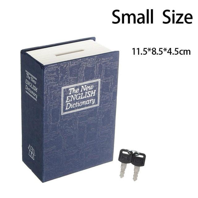 Book Safe With Key Lock Hidden Concealment Diversion Safe Stash Safe - Concealment Cans