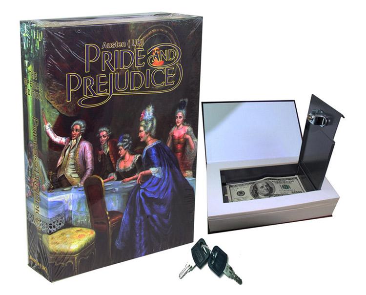 Pride & Prejudice Book Safes Key Lock Secret Book Hidden Security Safe - Concealment Cans