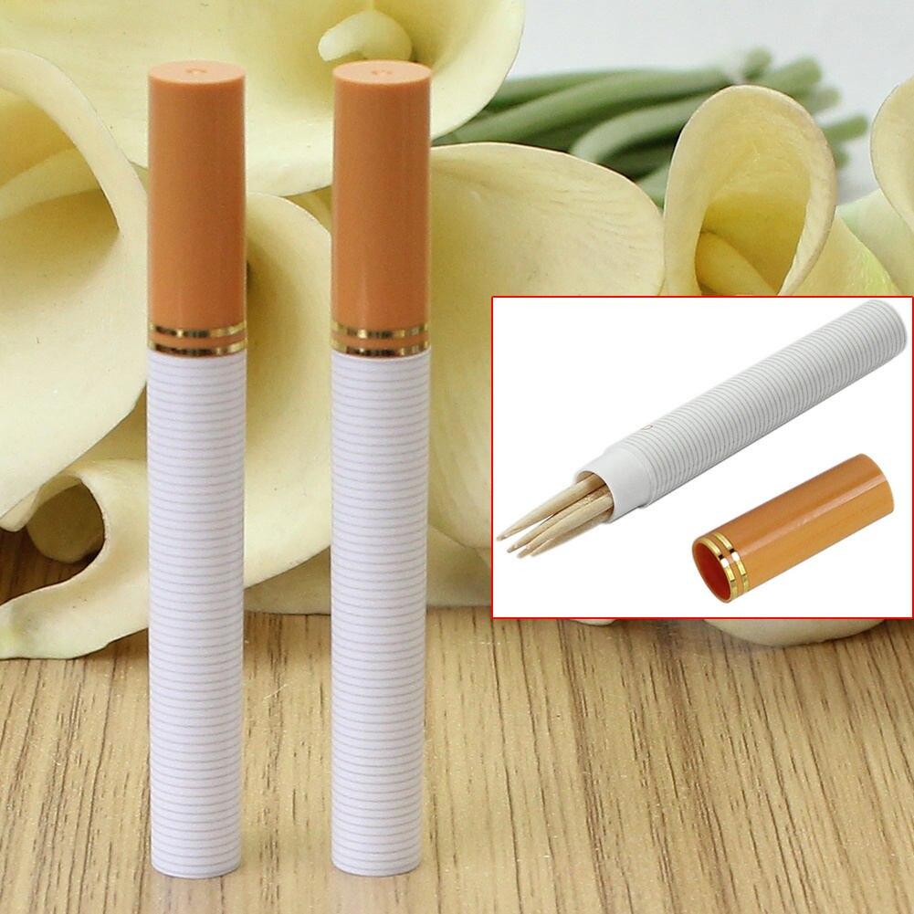 Cigarette Shaped Secret Hidden Toothpick Stash Safe - Concealment Cans