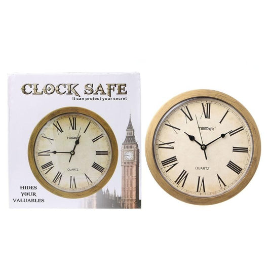 The Classic Style Concealment Wall Clock Secret Diversion Stash Safe for your Money and Jewelry Discreetly Stored - Concealment Cans