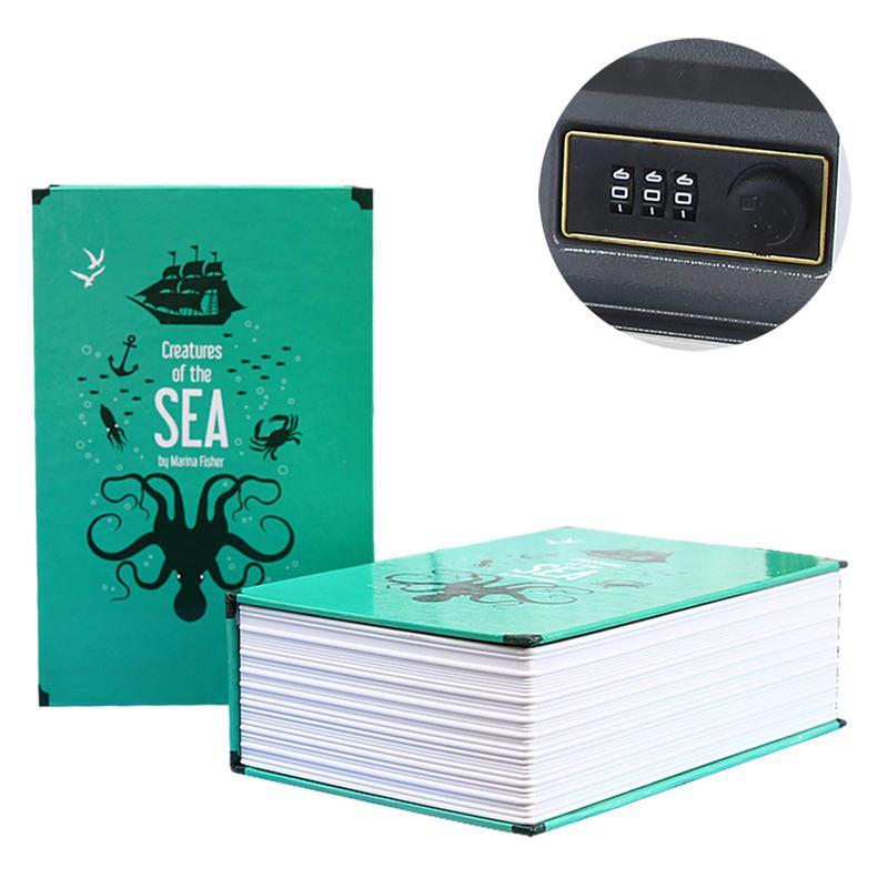 Book Safe Diversion Safe Lock and Key Stash Safe Creatures of the Sea - Concealment Cans