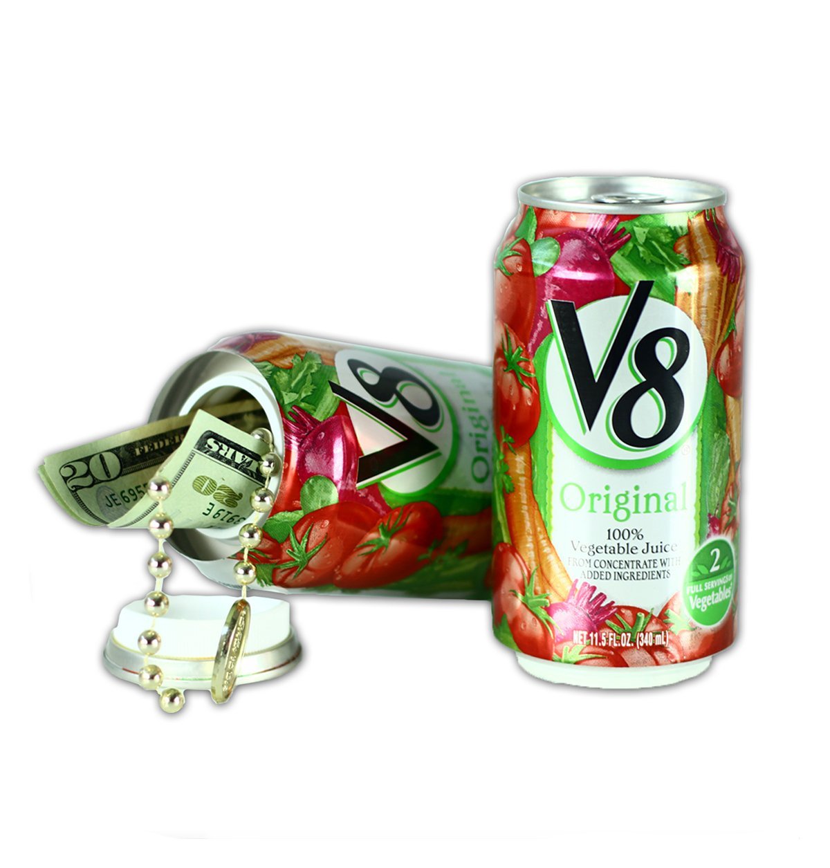 V8 Vegetable Juice Diversion Can Concealment Can Stash Can - Concealment Cans